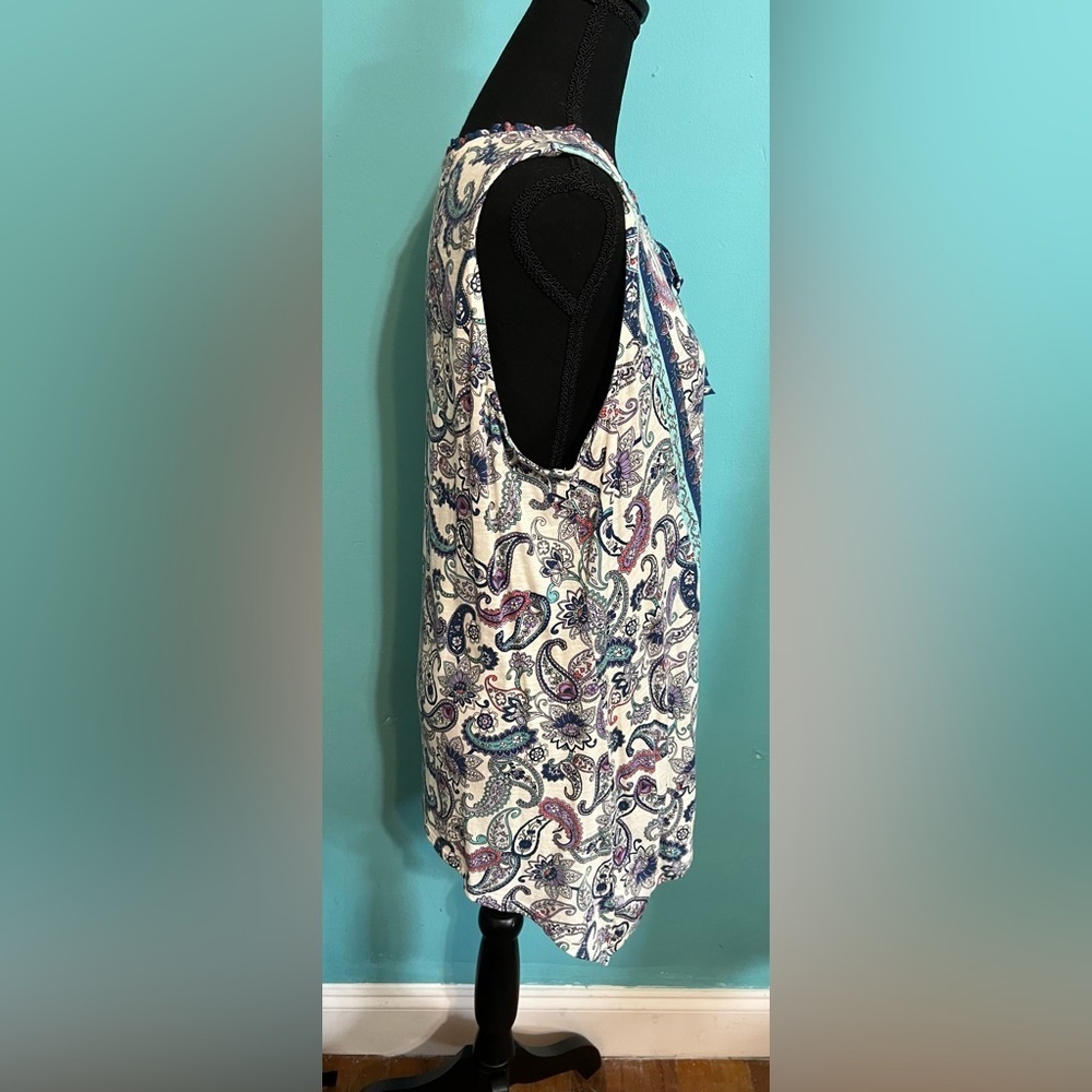 #162 Vintage America Sleeveless Blouse - Picture 3 of 9